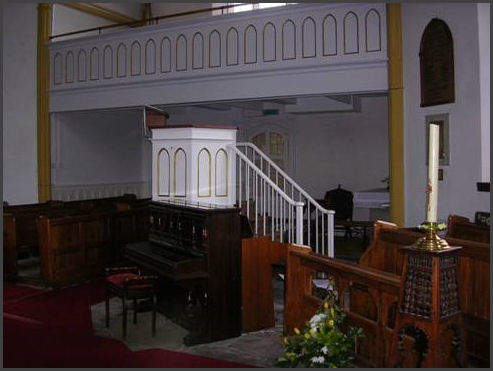 pulpit and north gallery